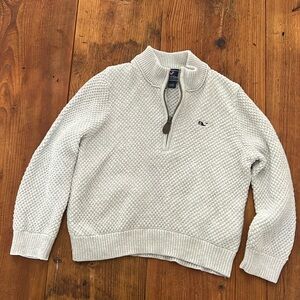Vineyard Vines toddler boy knit half zip.